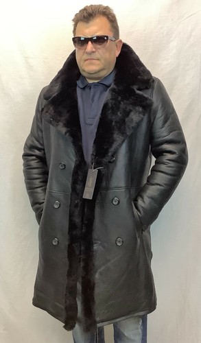 Black 100 real sheepskin - 100%,