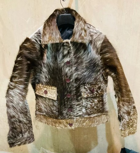 Genuine cowhide fur - fur, leather